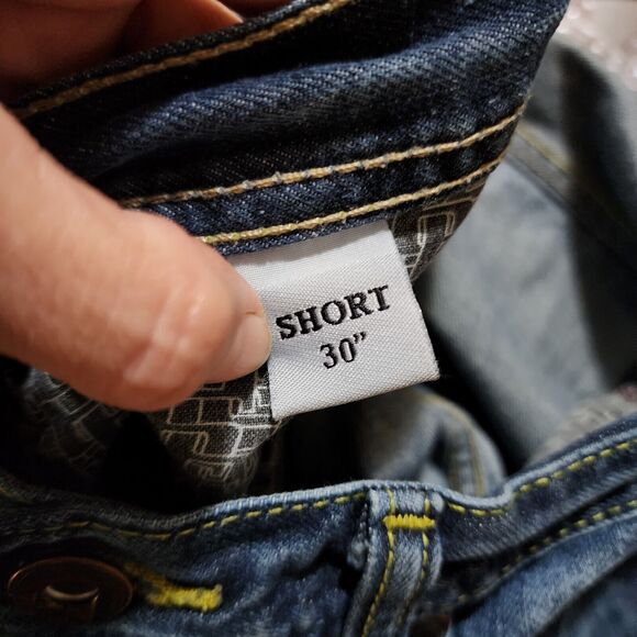 Blend Denim Mens Tornado Button Fly Straight Jeans Size 31 x 30 Short Low Rise - Picture 13 of 14